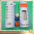 Quick Delivery unscented white pillar candles
